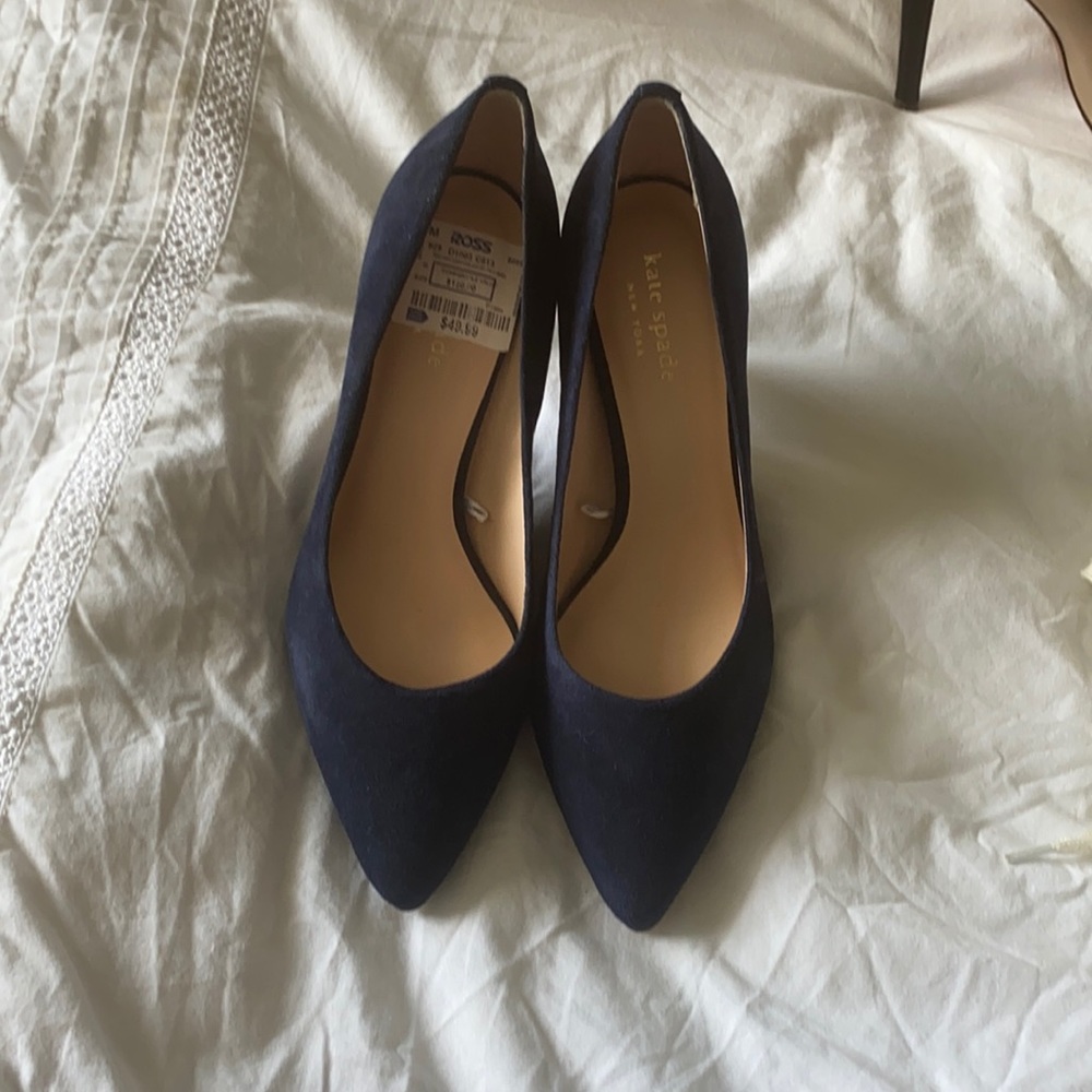 Kate spade navy heels